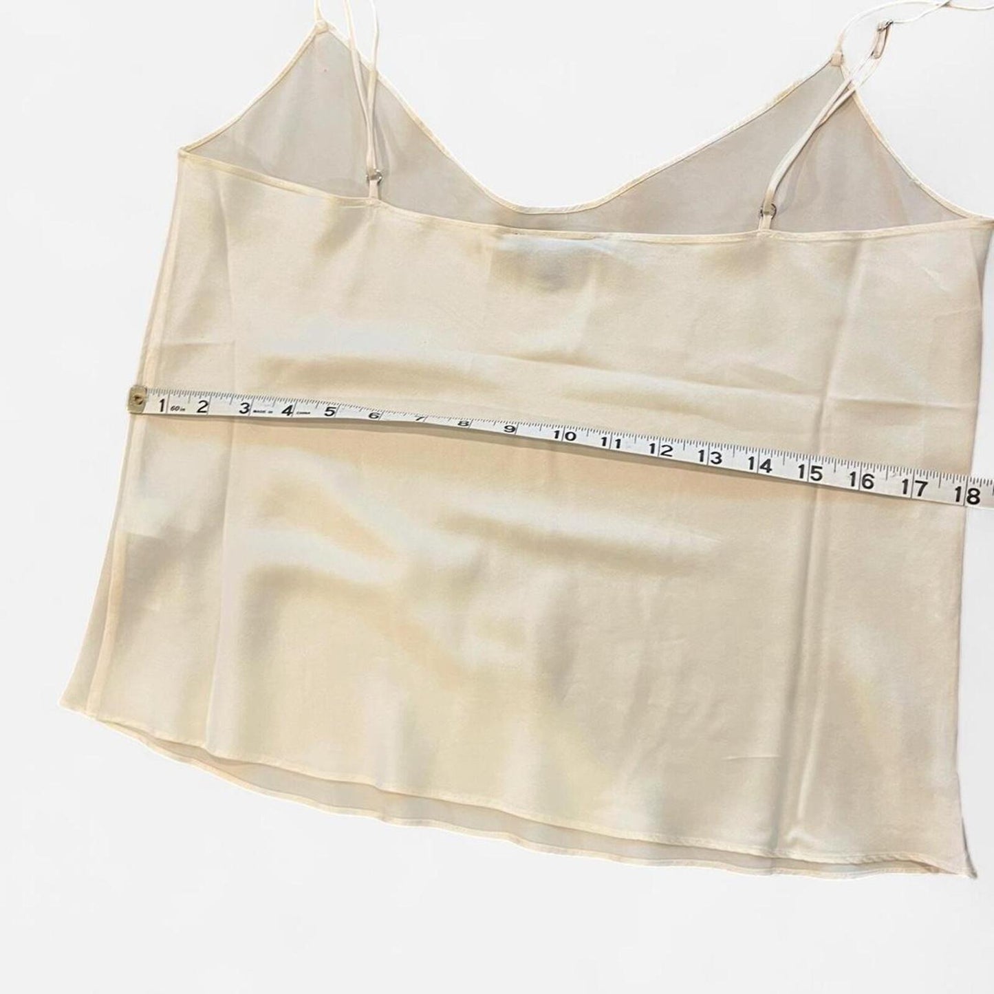 J.Crew Silk Camisole Ivory Minimal Y2K Slip Top