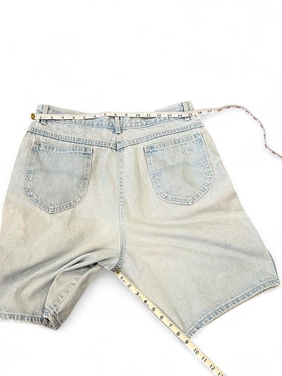 Vintage 90s Light Wash Denim Bermuda Shorts
