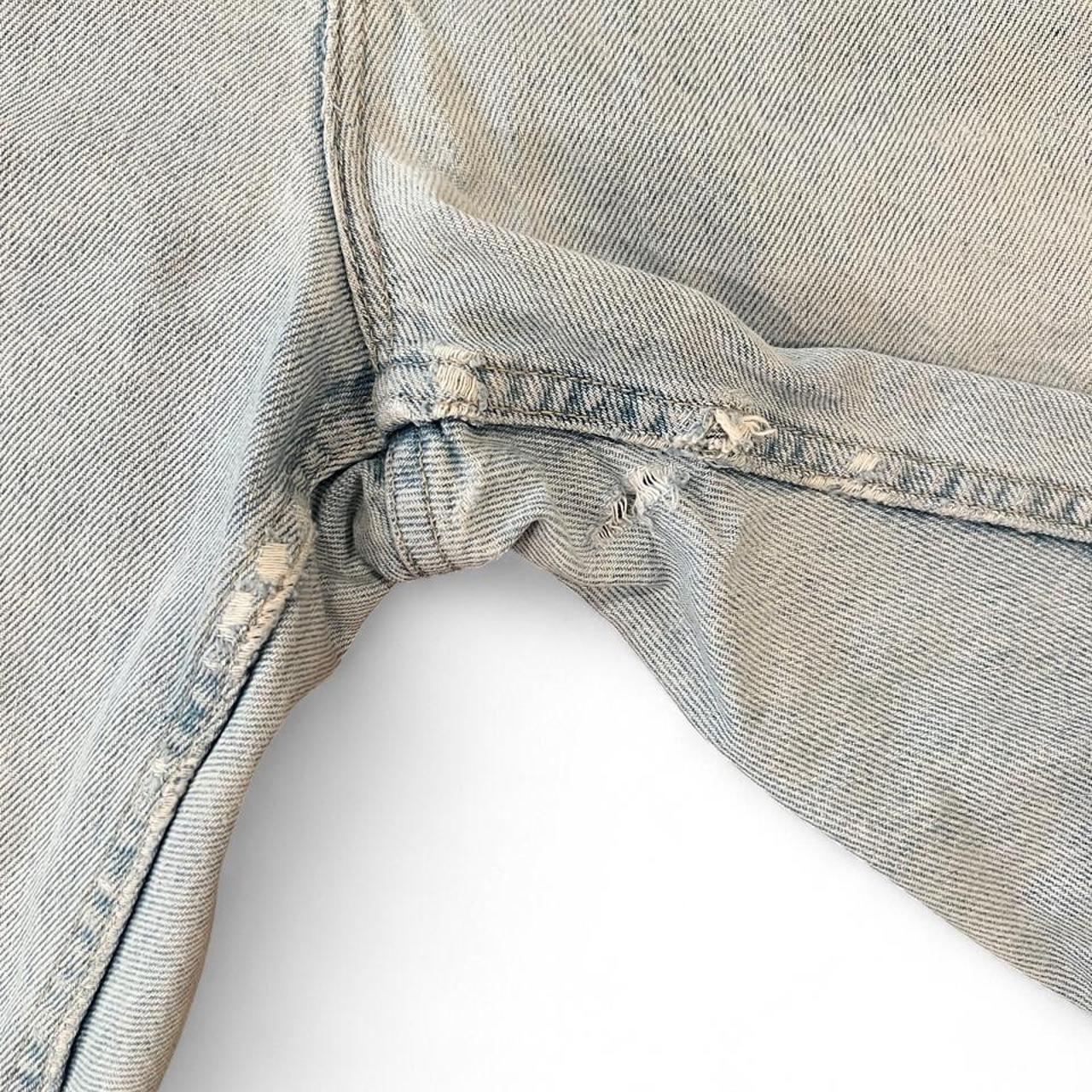 Vintage Riders by Lee Light Wash Denim Jorts Relaxed Long Jean Shorts Y2K