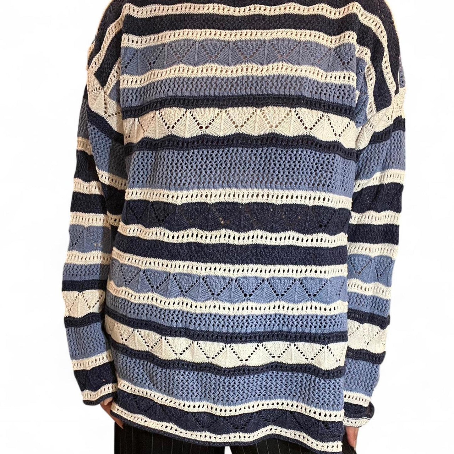Vintage 90s Stripe Knit Sweater