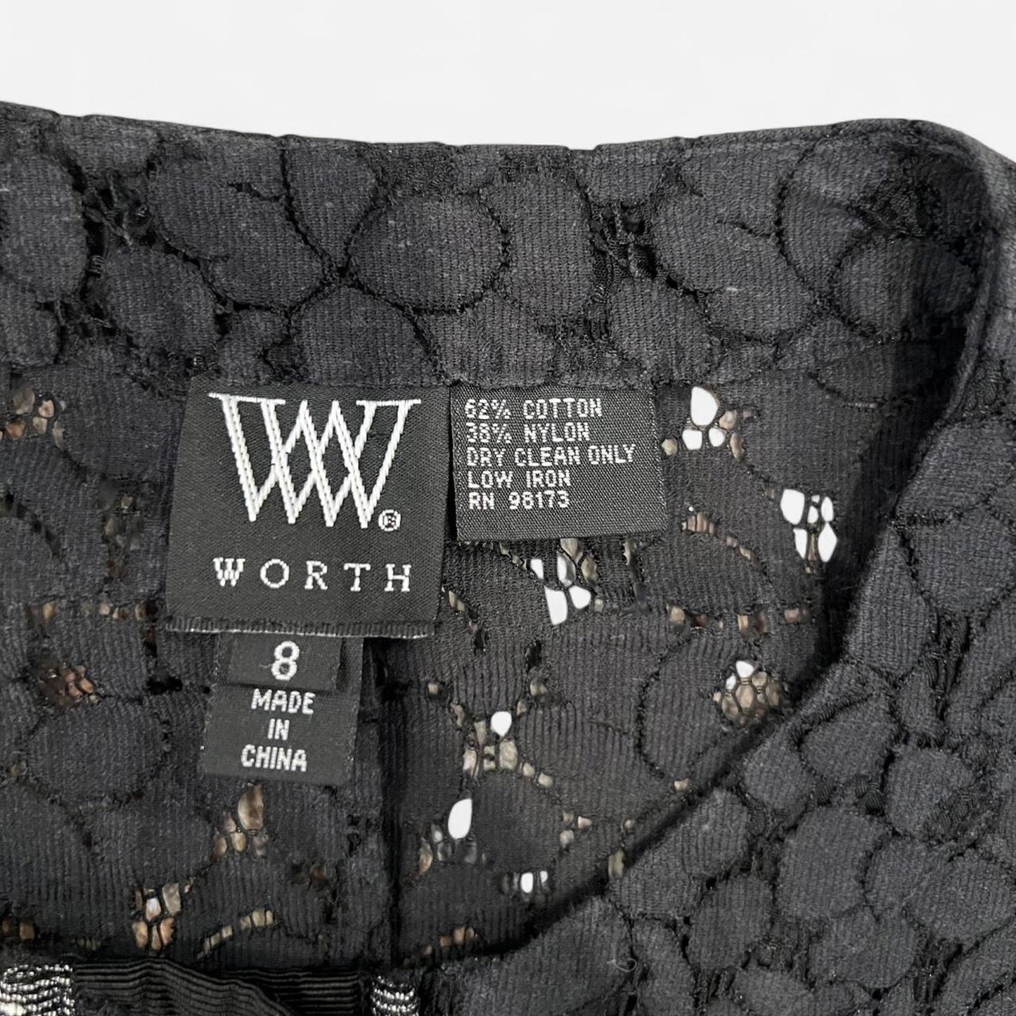 Y2K Black Lace Button Up Blouse