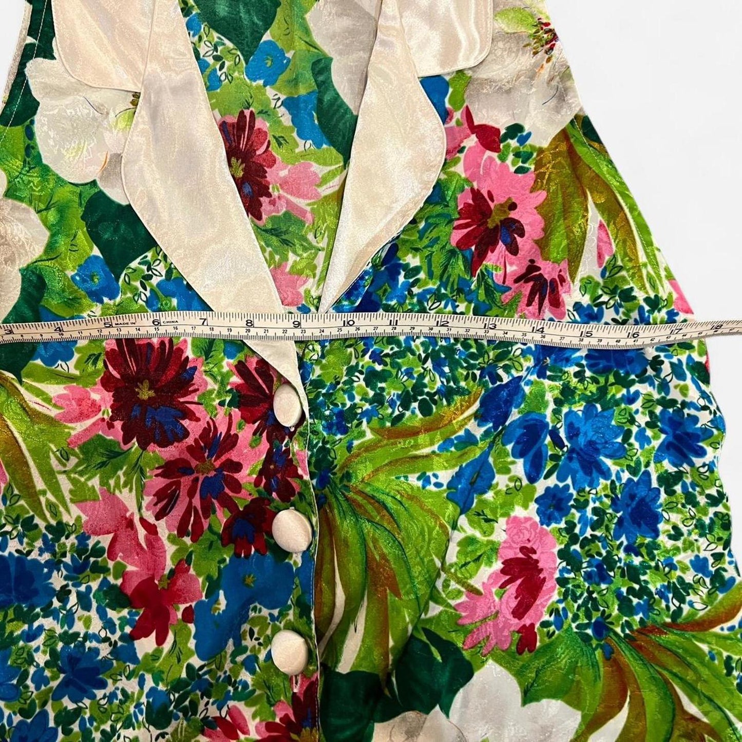 Vintage 90s Victoria’s Secret Floral Satin Vest Top