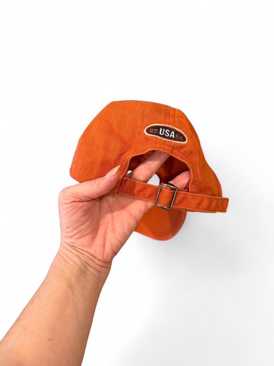 Y2K Burnt Orange Embroidered Dad Hat