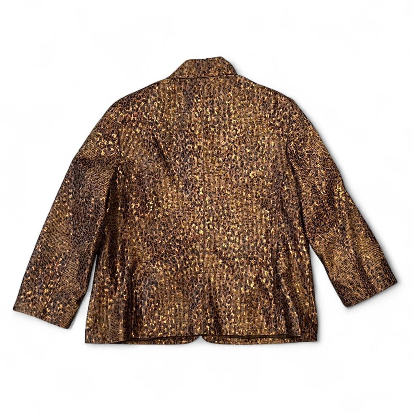 Vintage Y2K Snakeskin Print Jacket
