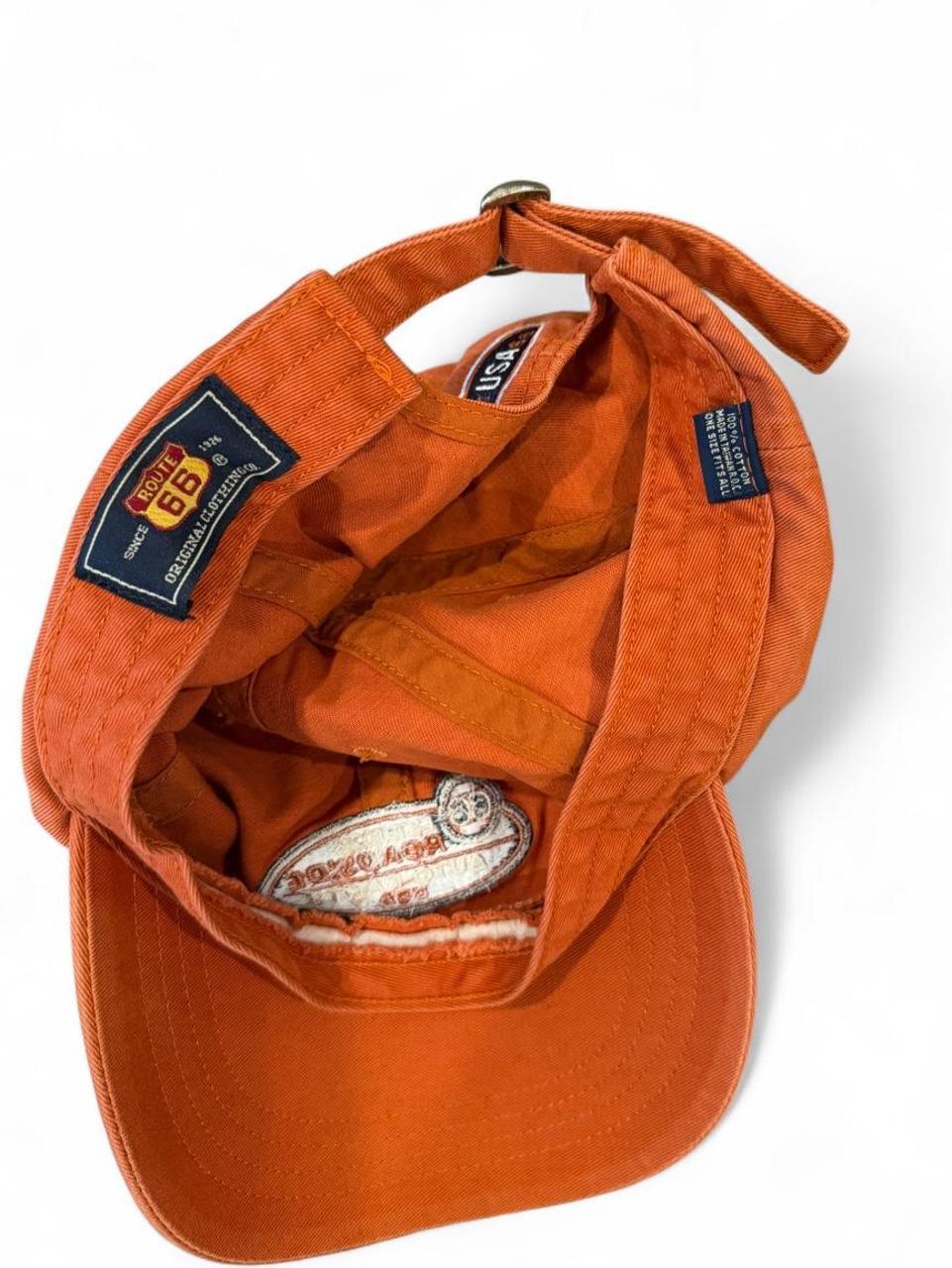 Y2K Burnt Orange Embroidered Dad Hat