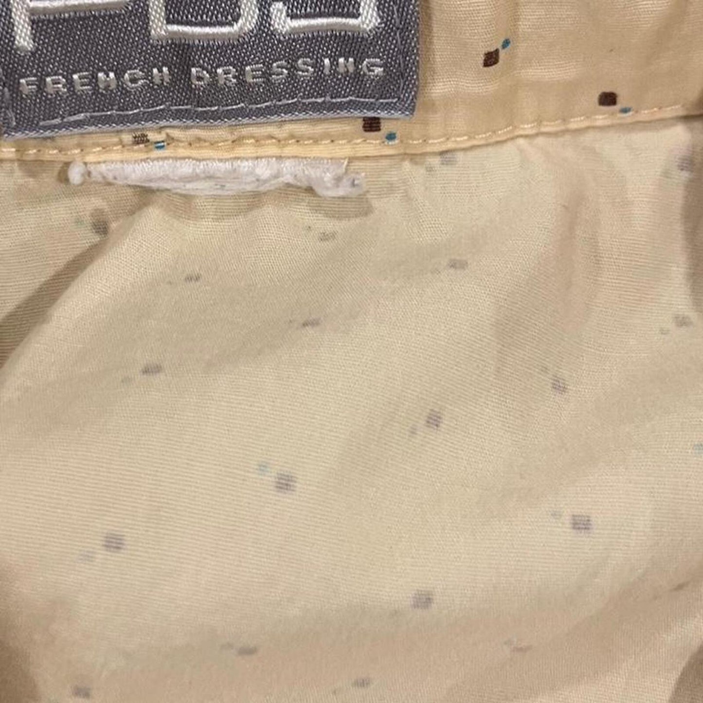 Vintage Butter Polka Dot Button Up 90s Minimal