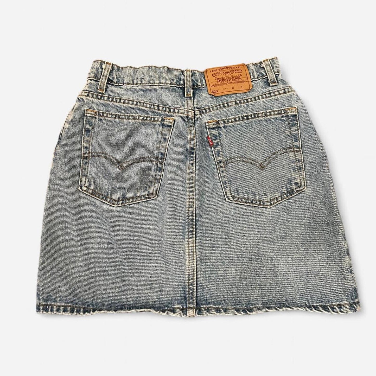 Vintage Y2K Levi’s 511 denim mini skirt USA made
