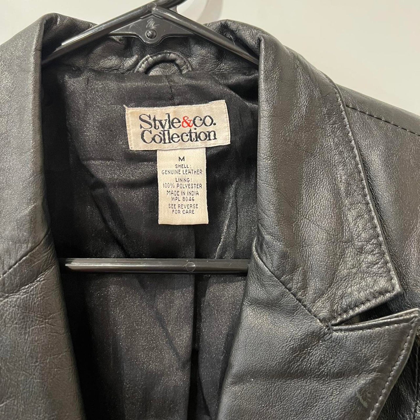 Vintage Black Leather Jacket