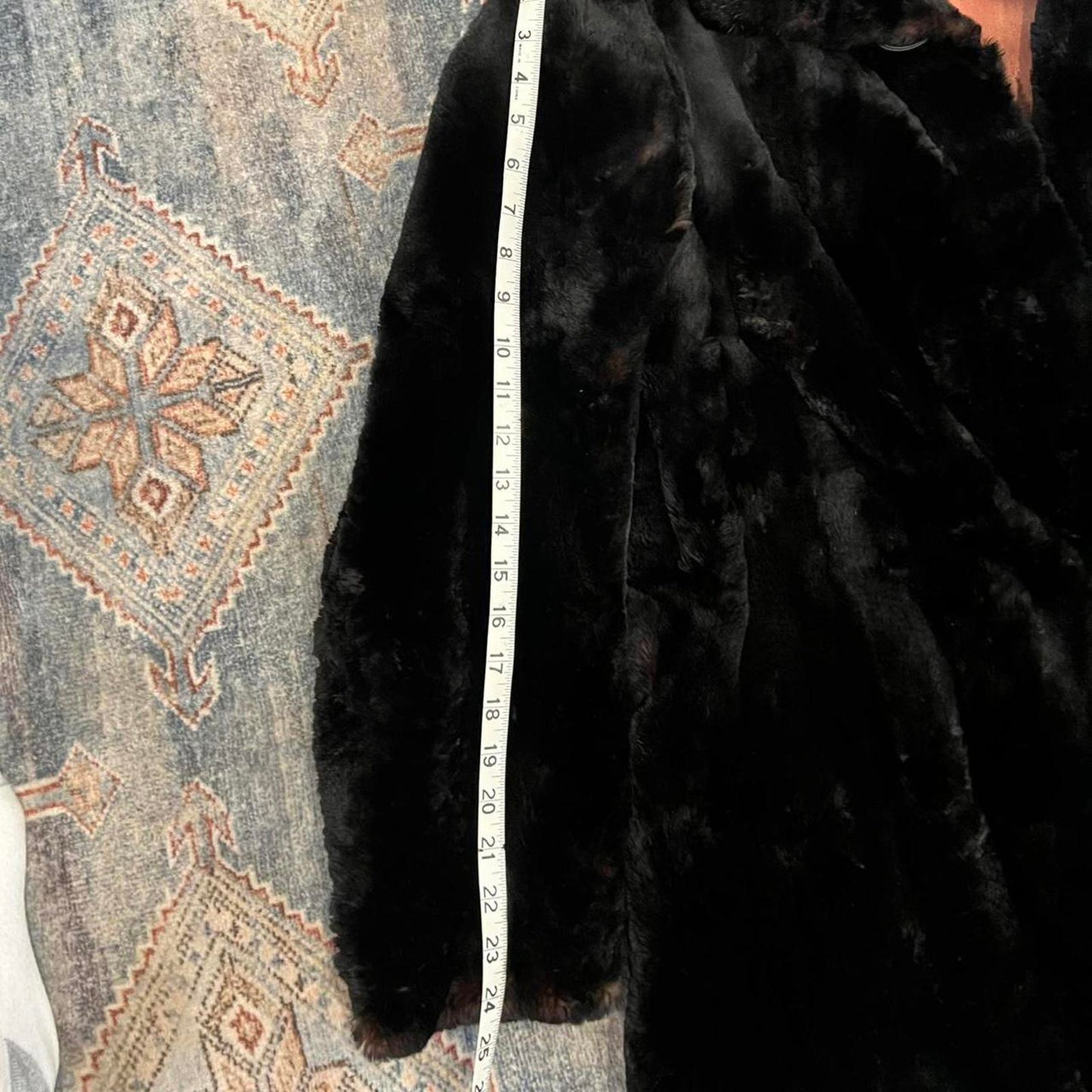 Vintage Black Fur Coat