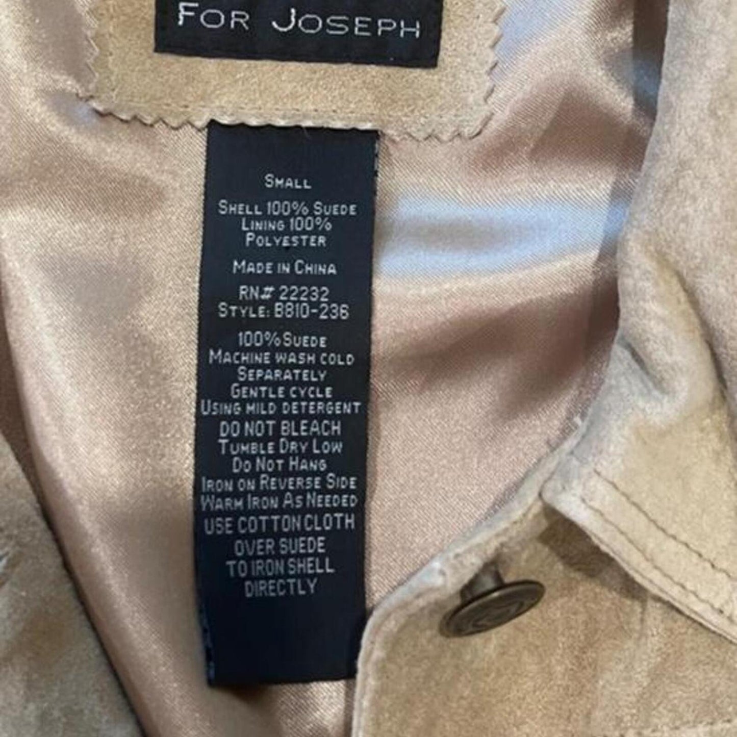 Vintage Y2K Tan Suede Trucker Jacket