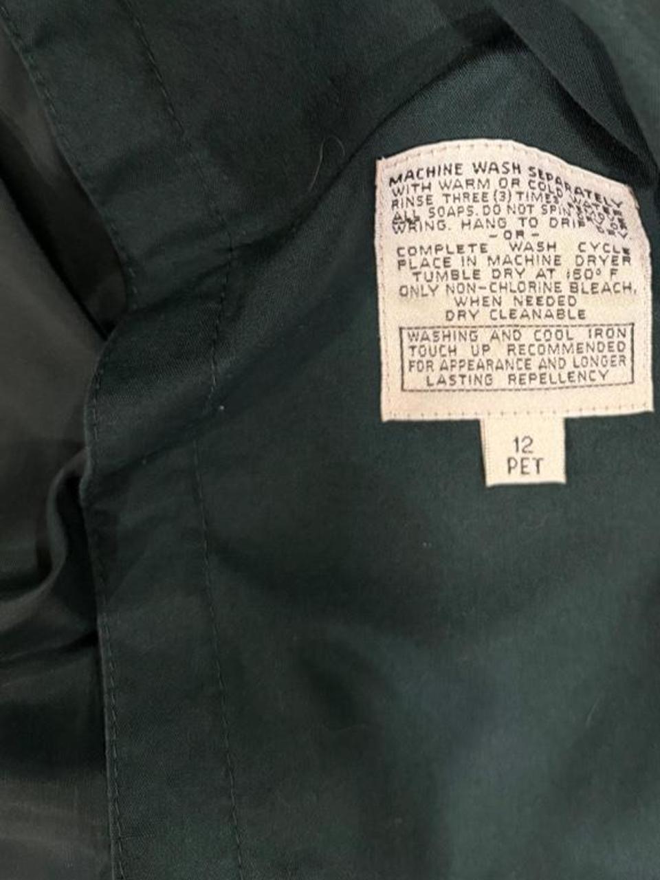 Vintage Dark Green Oversized Maxi Trench Coat