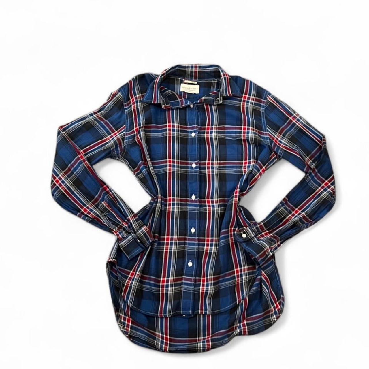 Y2K Ralph Lauren Plaid Boyfriend Button Up