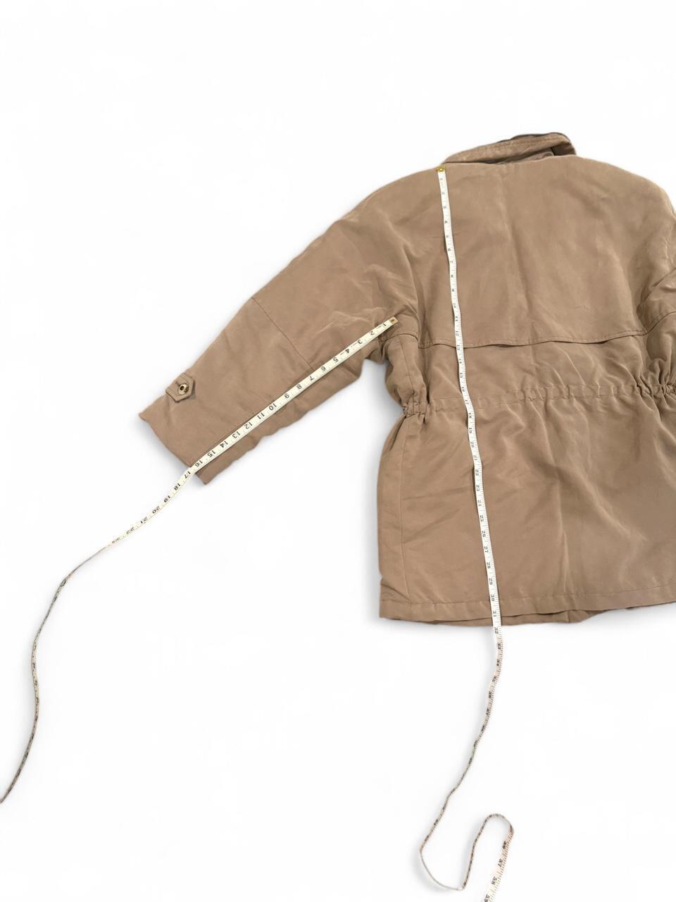 Vintage Larry Levine Faux Fur Collar Utility Coat