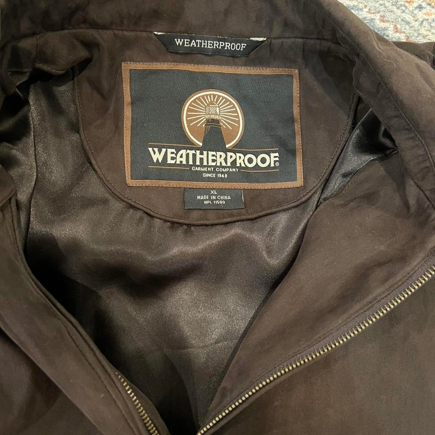 Vintage Brown Bomber Jacket