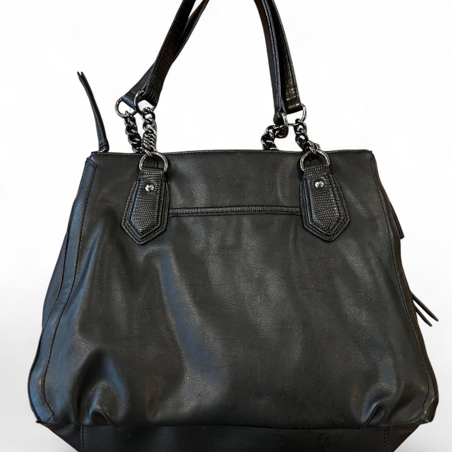 Y2K Black Chain Detail Shoulder Bag