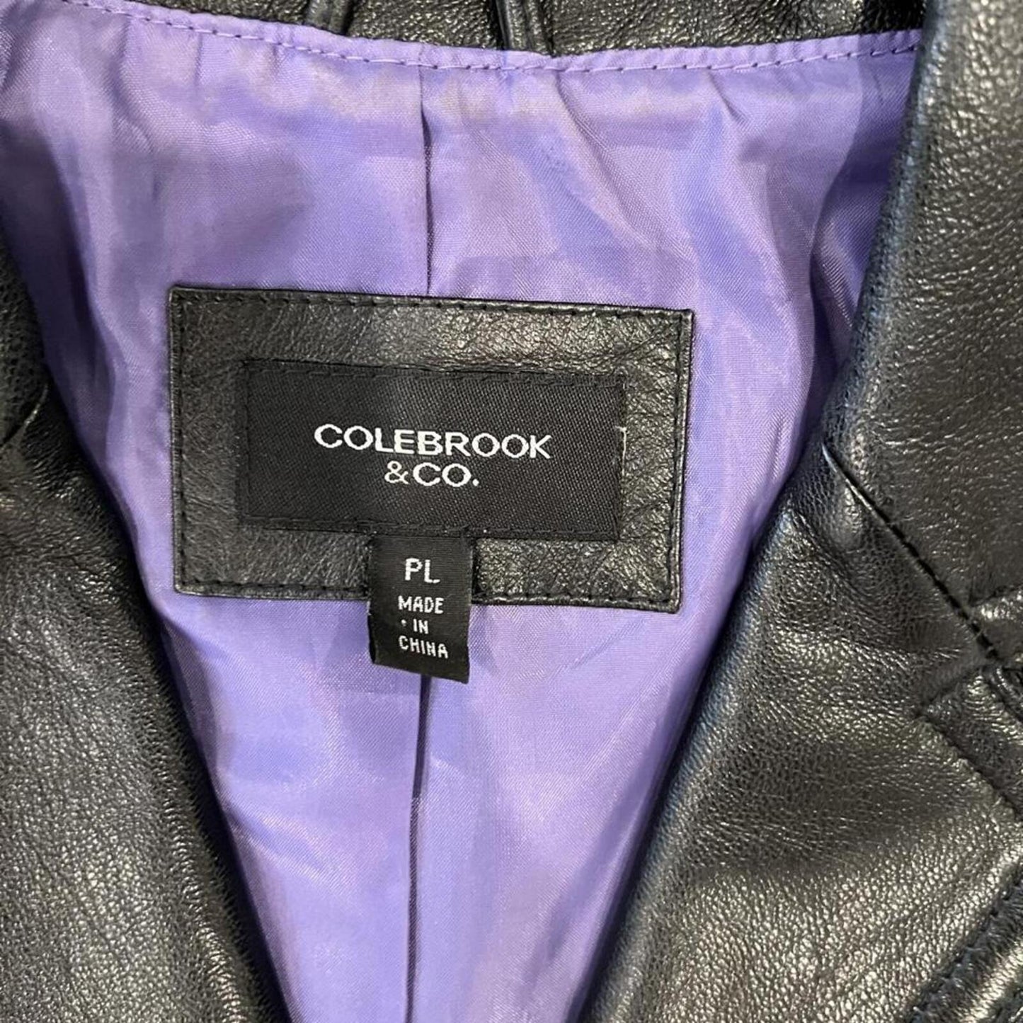 Vintage 90s Black Leather Blazer Jacket Minimalist Y2K Grunge