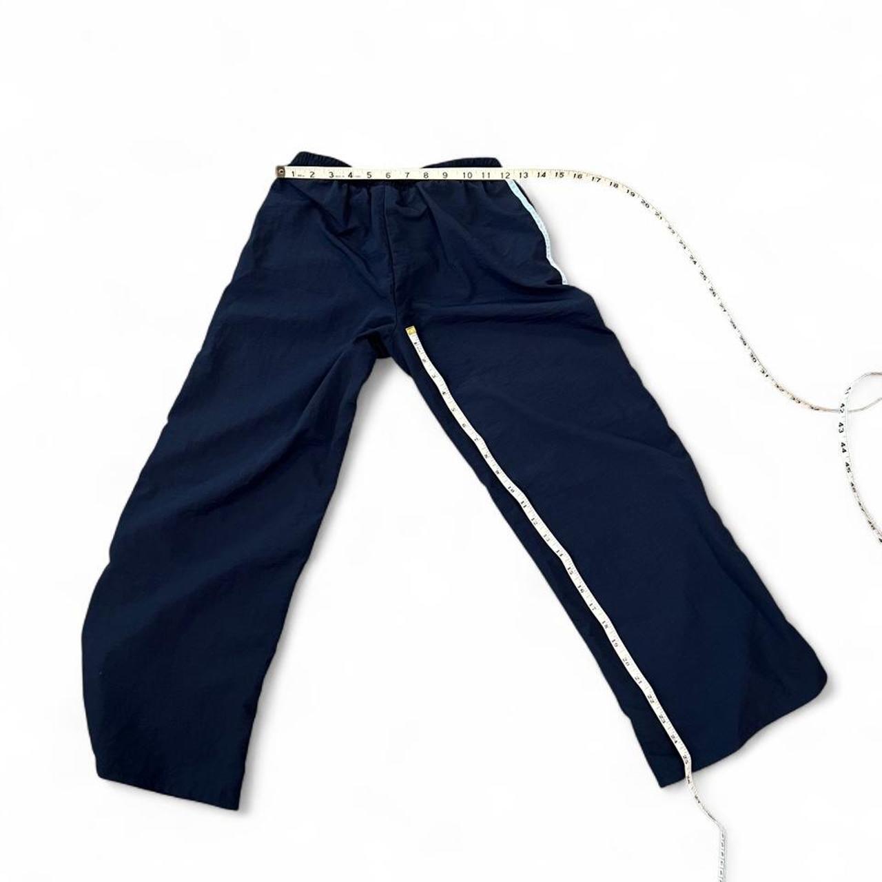 Y2K Navy Side Stripe Capri Track Pants