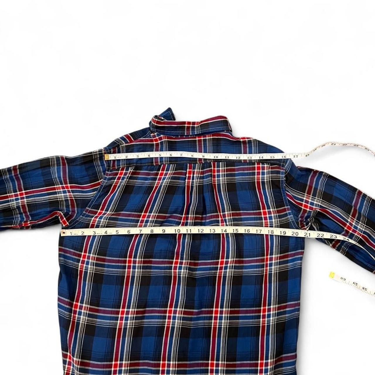 Y2K Ralph Lauren Plaid Boyfriend Button Up