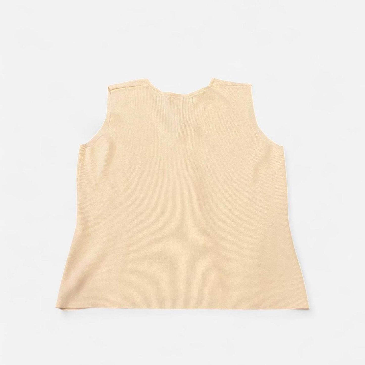 Vintage 90s Butter Yellow Knit Tank