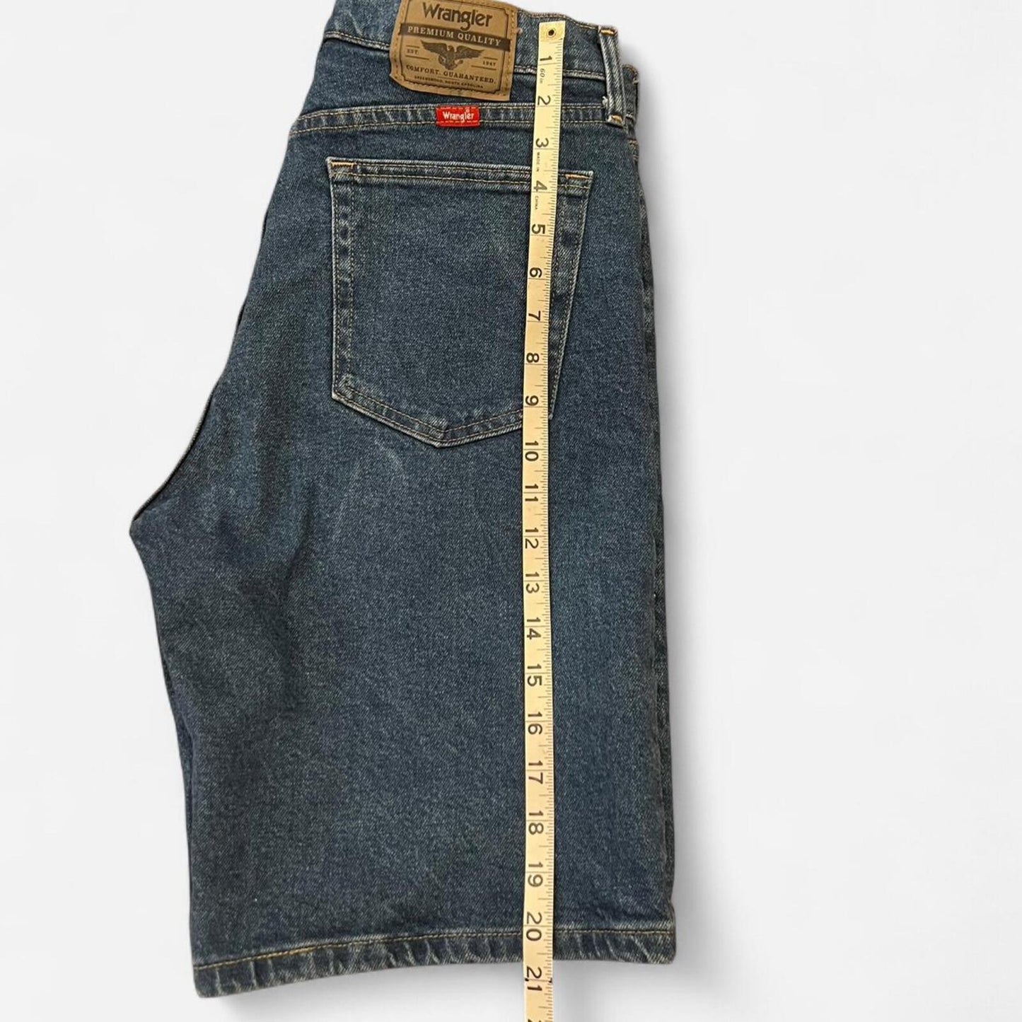 Wrangler Vintage Denim Shorts Baggy 90’s Skater Dark Wash