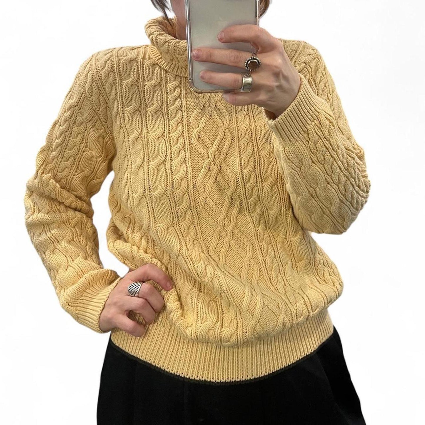 Vintage Cable-Knit Sweater