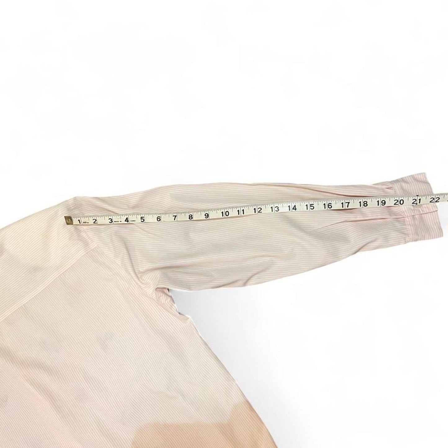 Vintage Y2K Pink Pinstripe Embroidered Floral Button Up