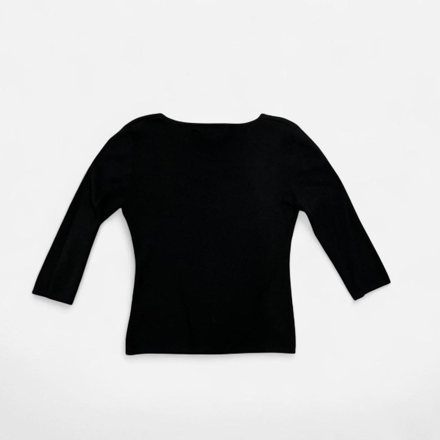 Vintage Y2K Beaded Scoop Neck Top