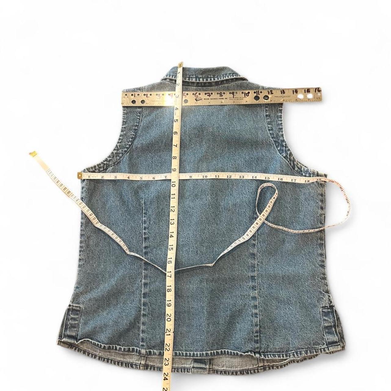 Vintage Y2K Denim Button Front Tank