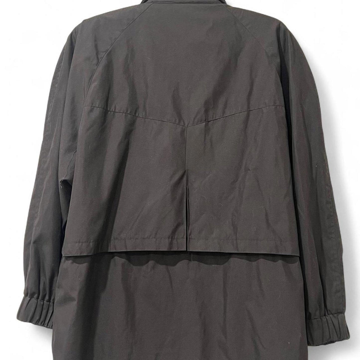 Vintage Black Windbreaker Jacket