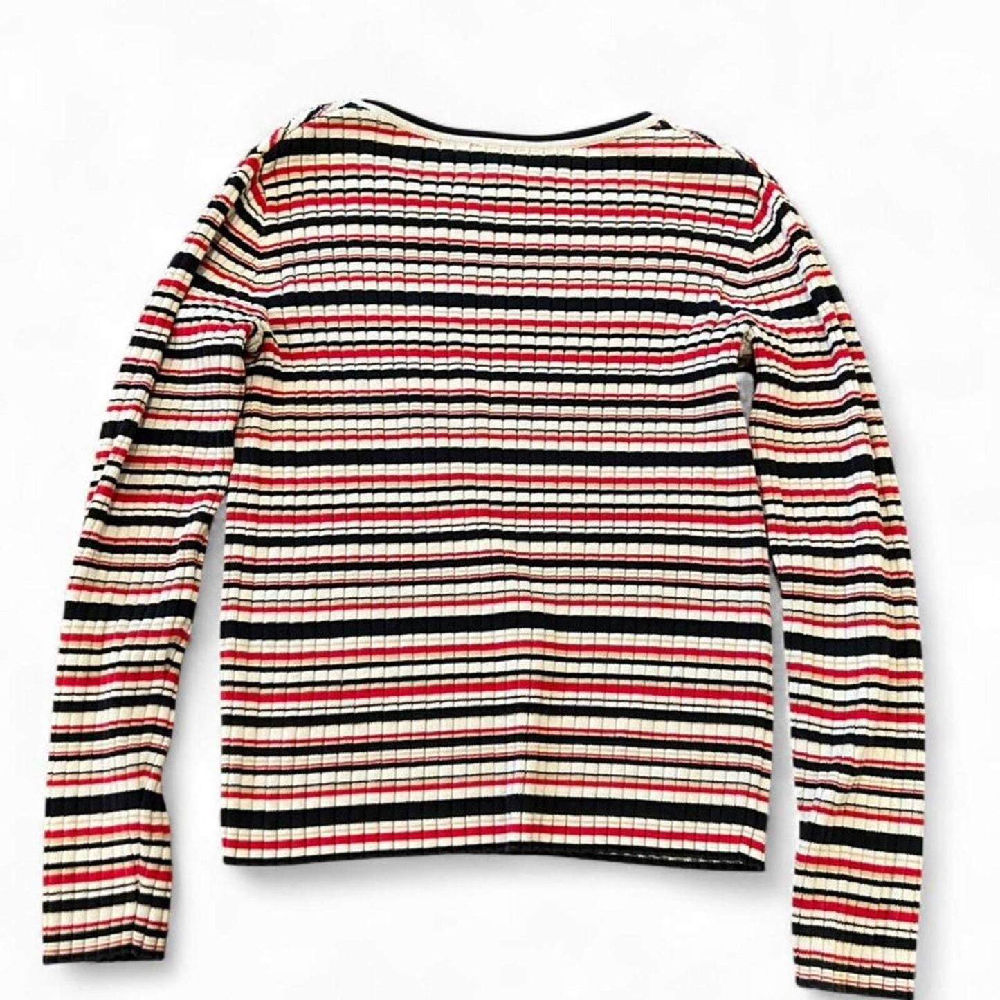 Vintage Pendleton striped rib knit sweater top