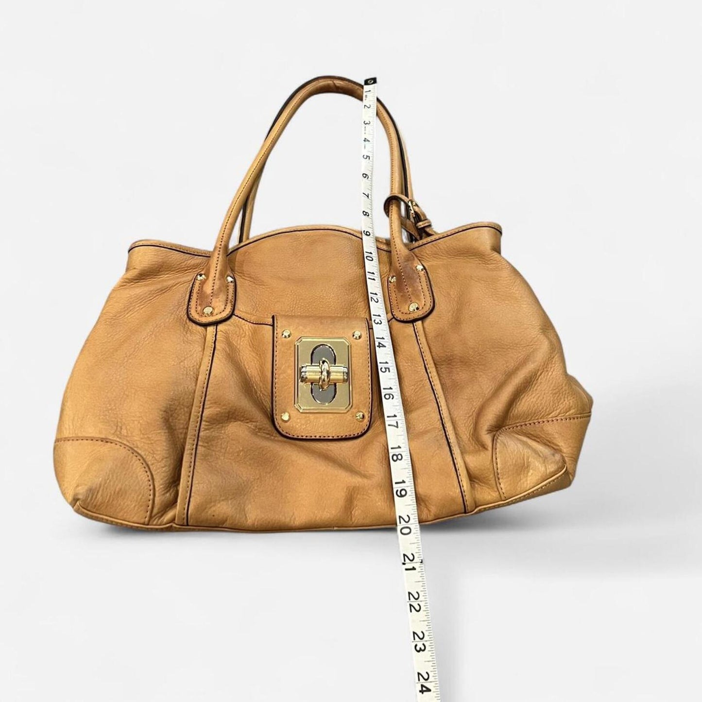 Vintage Leather Shoulder Bag Tan