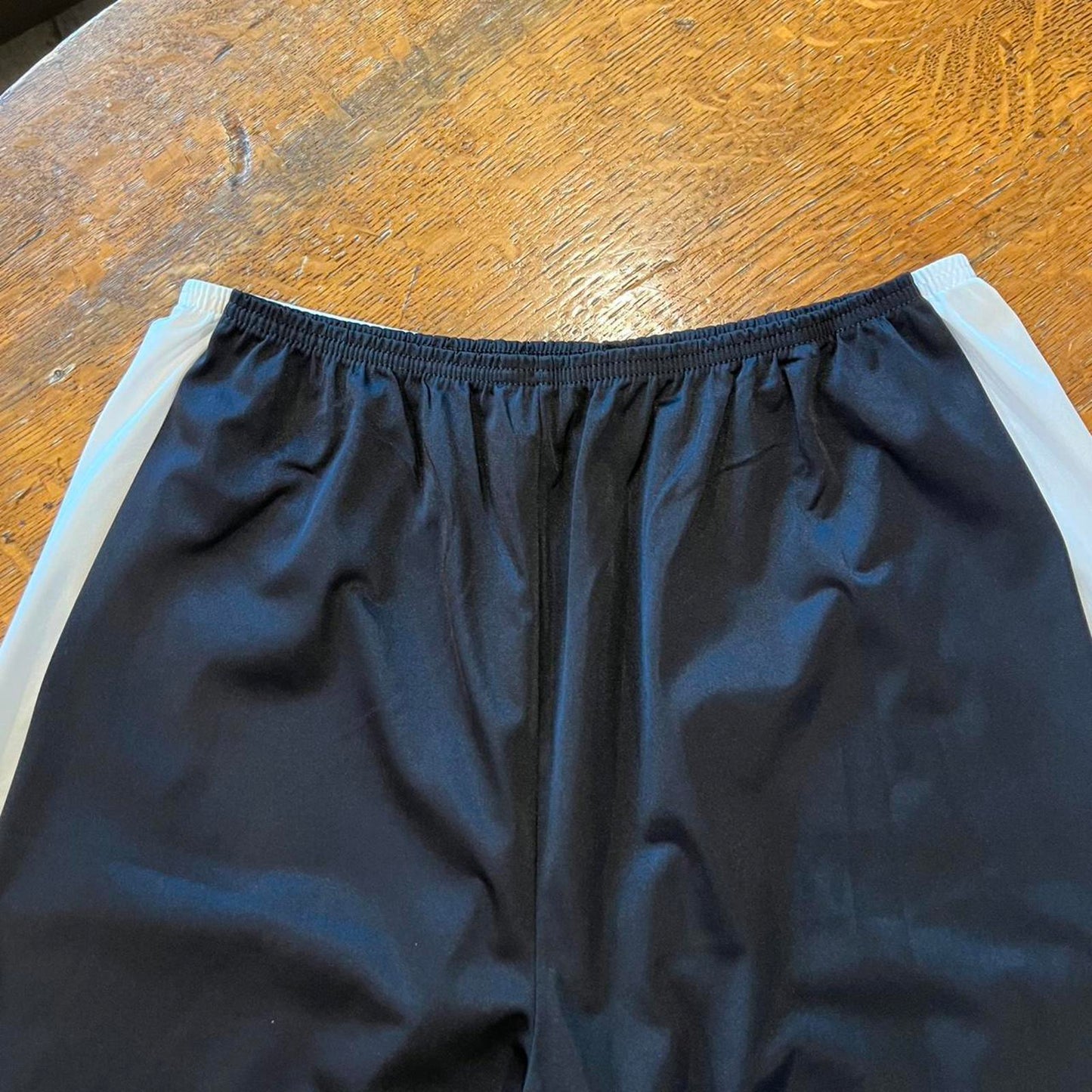 Vintage 90’s Lace Trim Slip Shorts Set Black & White