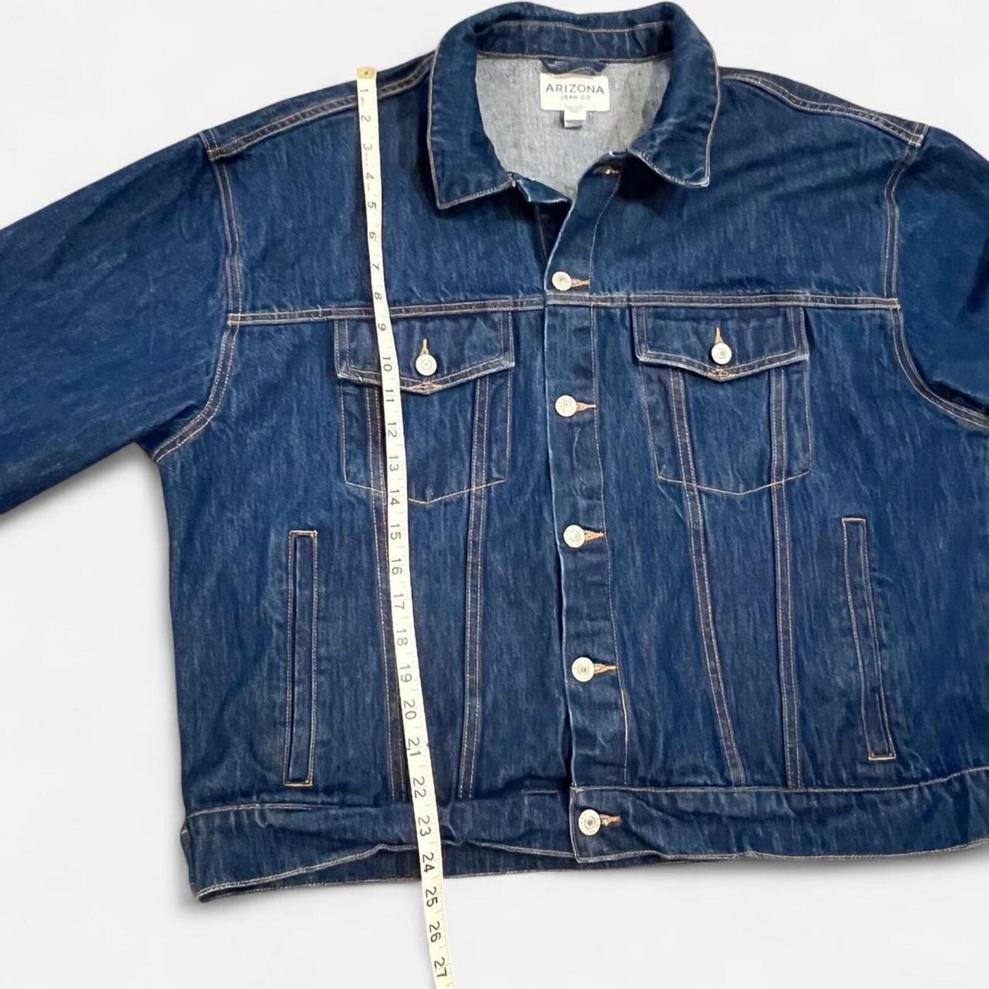 Vintage Y2K Arizona Jean Co Dark Wash Denim Jacket Oversized