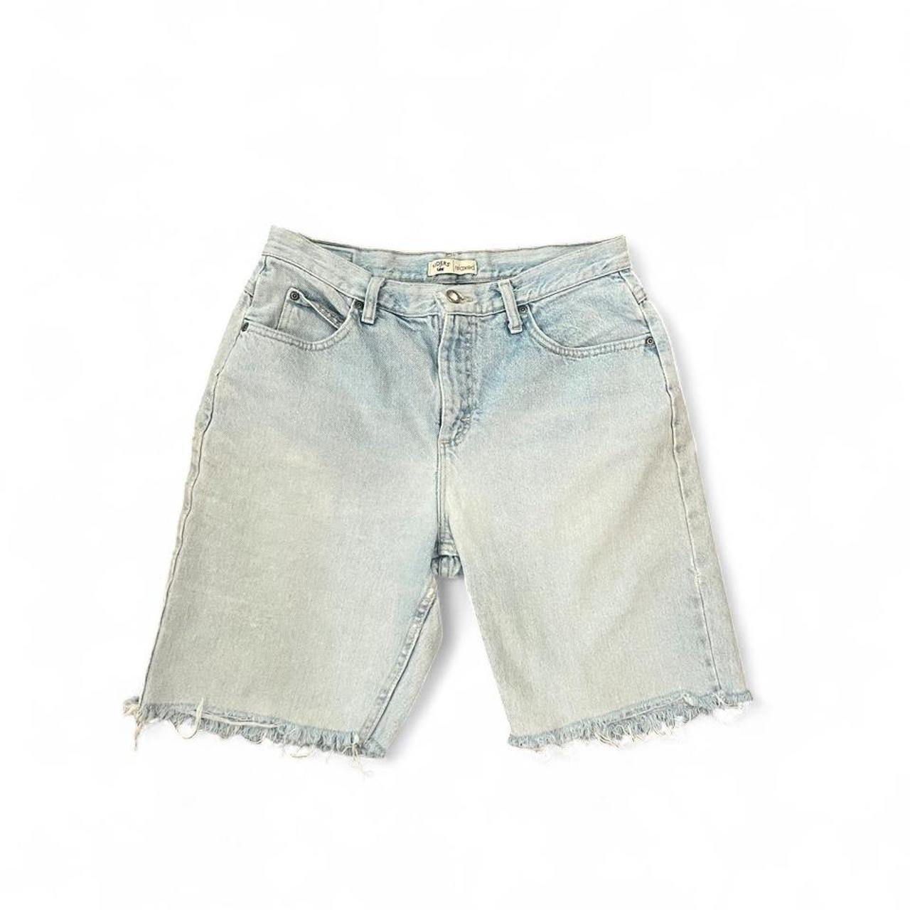 Vintage Lee Riders Light Wash Denim Jorts Baggy Relaxed Y2K Skater