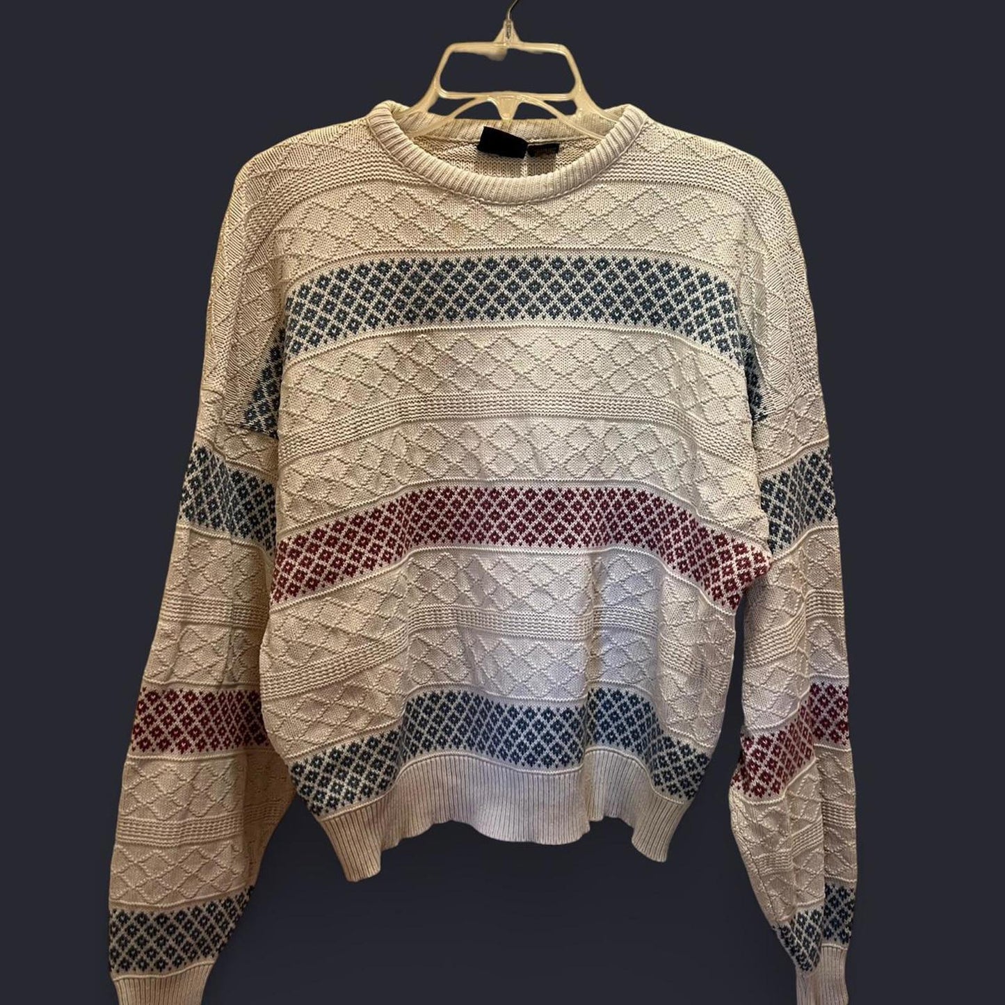 Vintage 90s Fair Isle Knit Sweater
