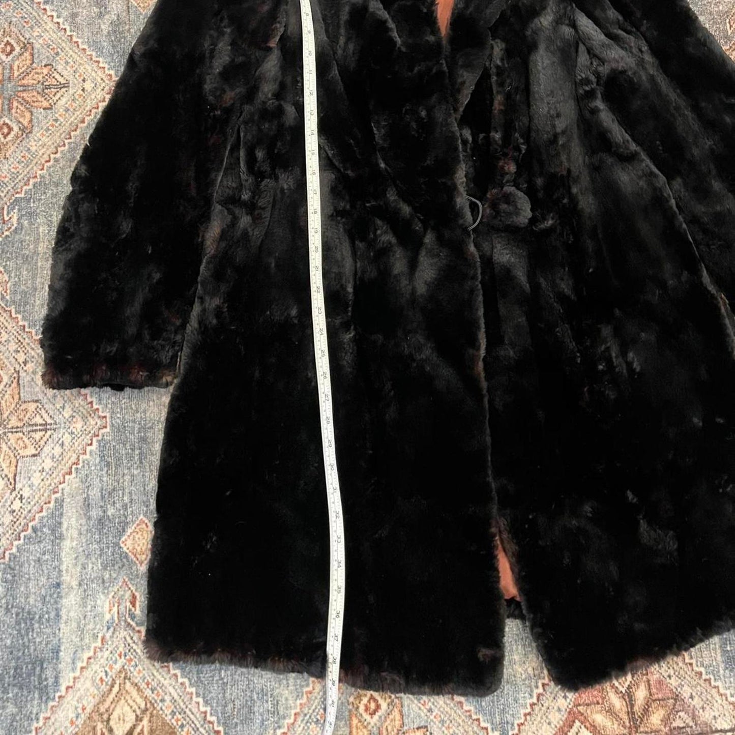 Vintage Black Fur Coat