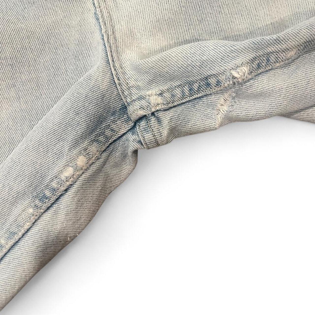 Vintage Lee Riders Light Wash Denim Jorts Baggy Relaxed Y2K Skater