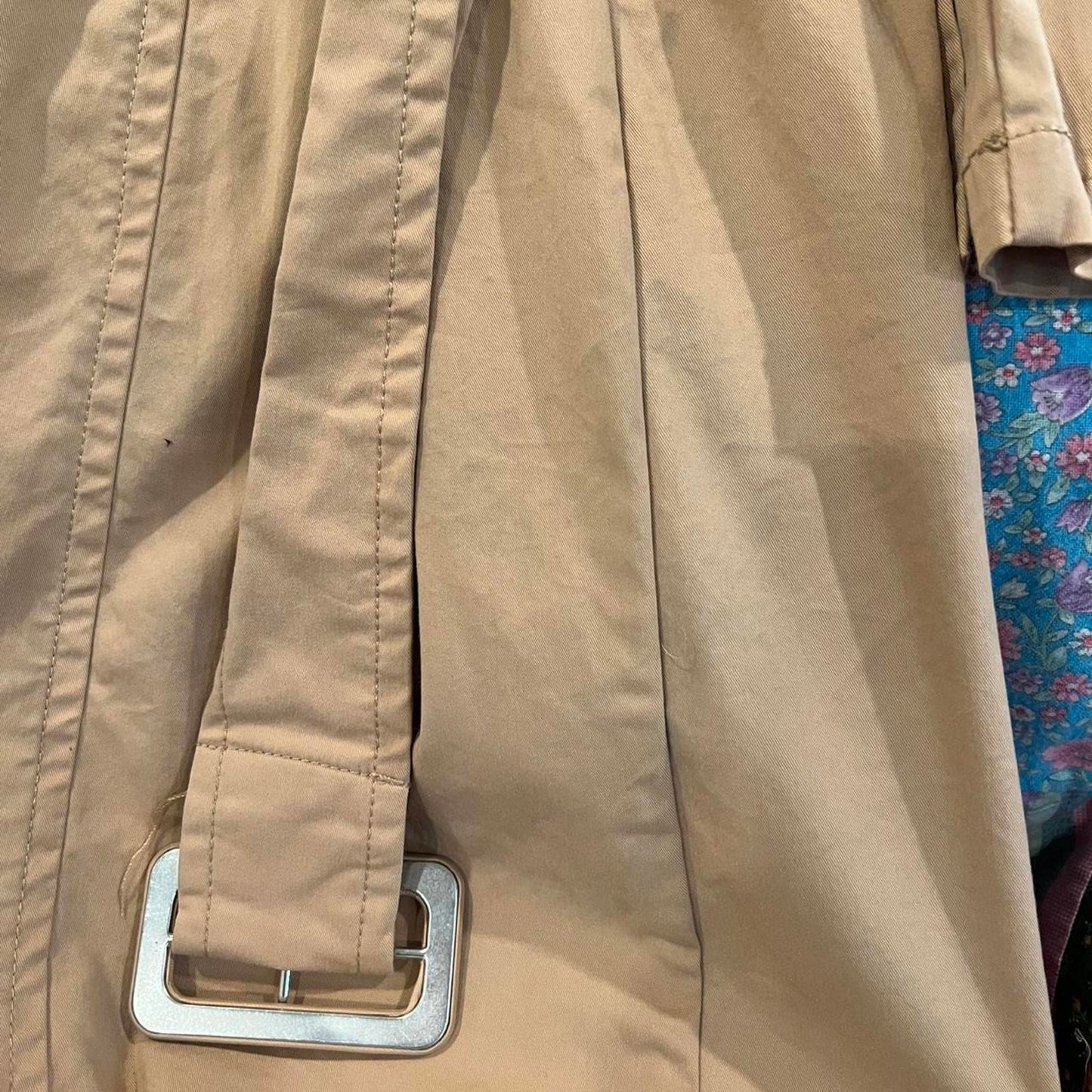 Tan Belted Trench Coat
