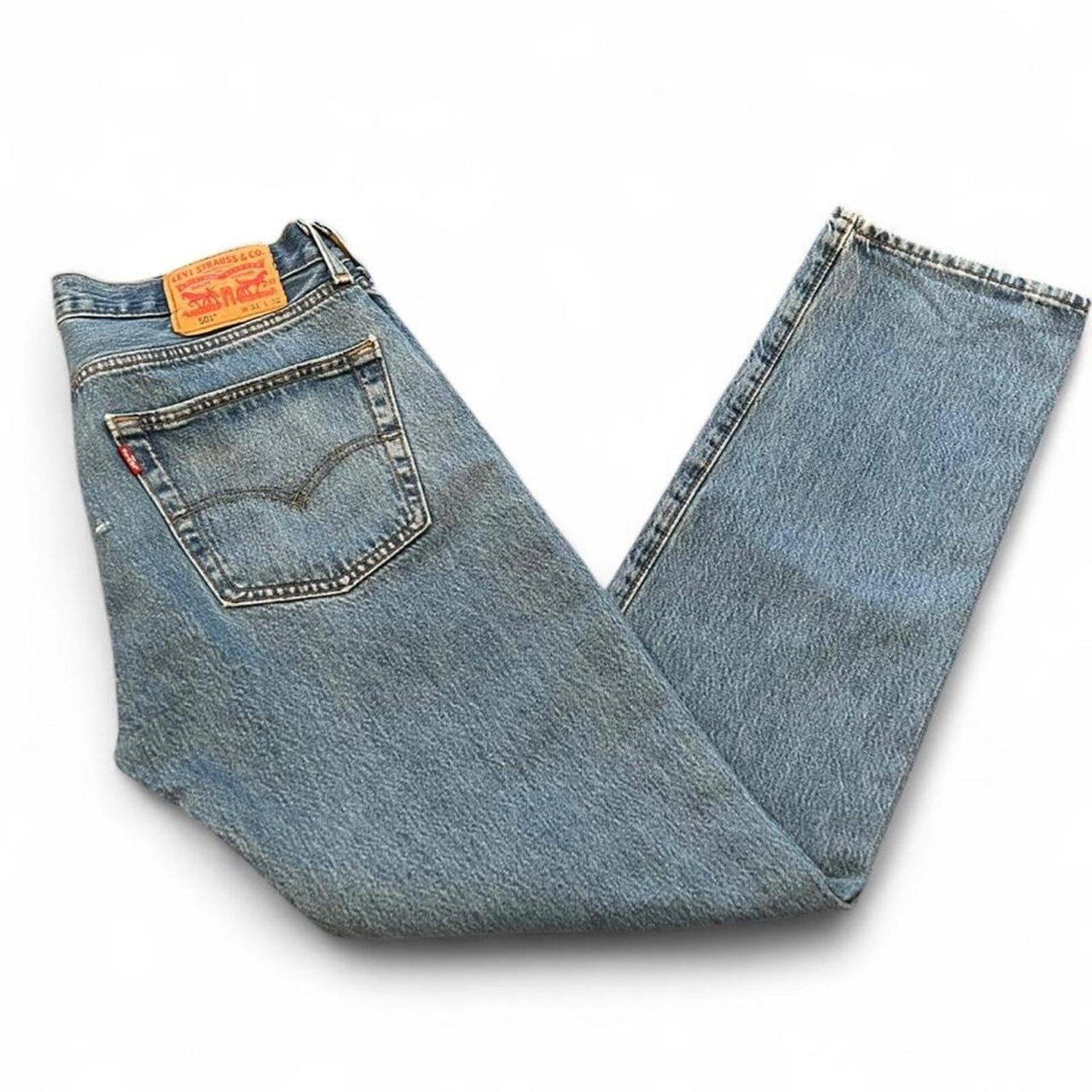 Vintage Levi’s 501 Straight Leg Jeans – 90’s Y2K Wash