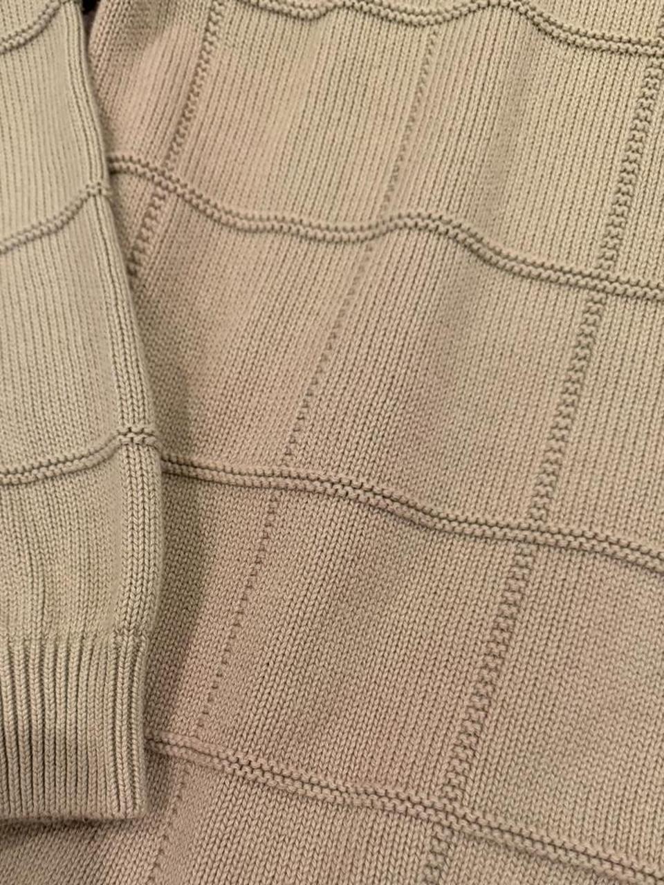 Vintage 90s IZOD Light Green Grid Knit Sweater