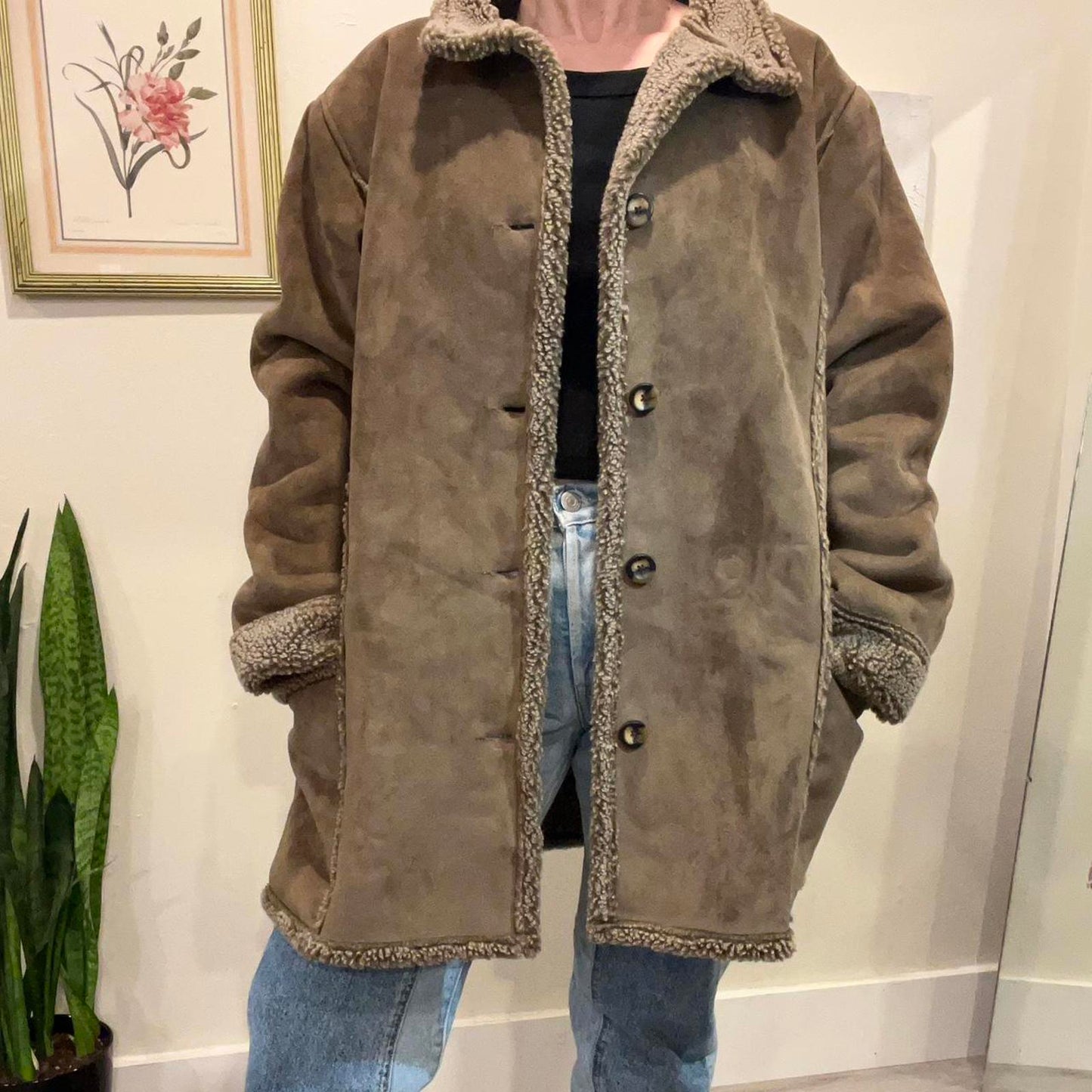 Vintage L.L. Bean Shearling Coat