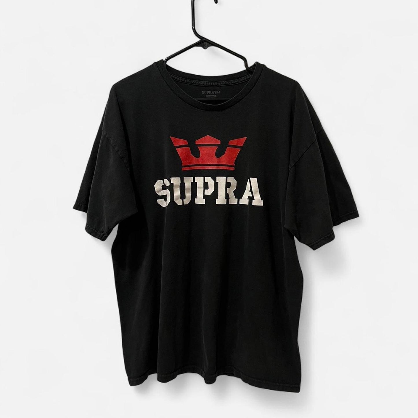 Supra Logo Graphic Tee Black Streetwear Skate T-Shirt