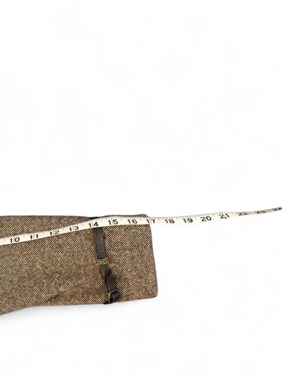 Vintage 90s Brown Wool Tweed Blazer Jacket