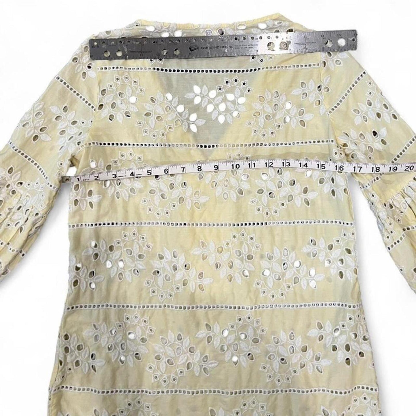 Beaded Eyelet Peasant Blouse