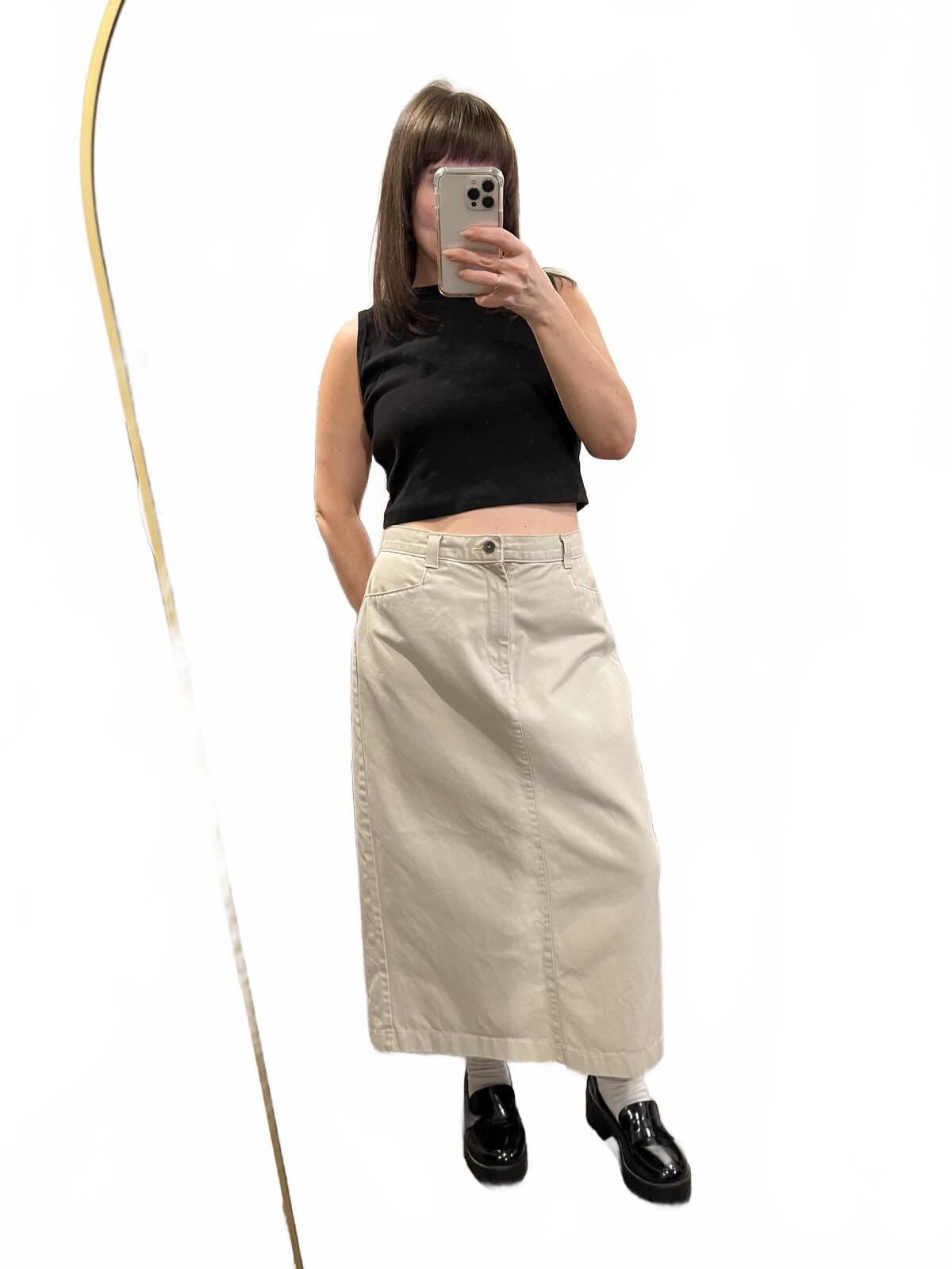 Vintage 90s Lee Midi Skirt