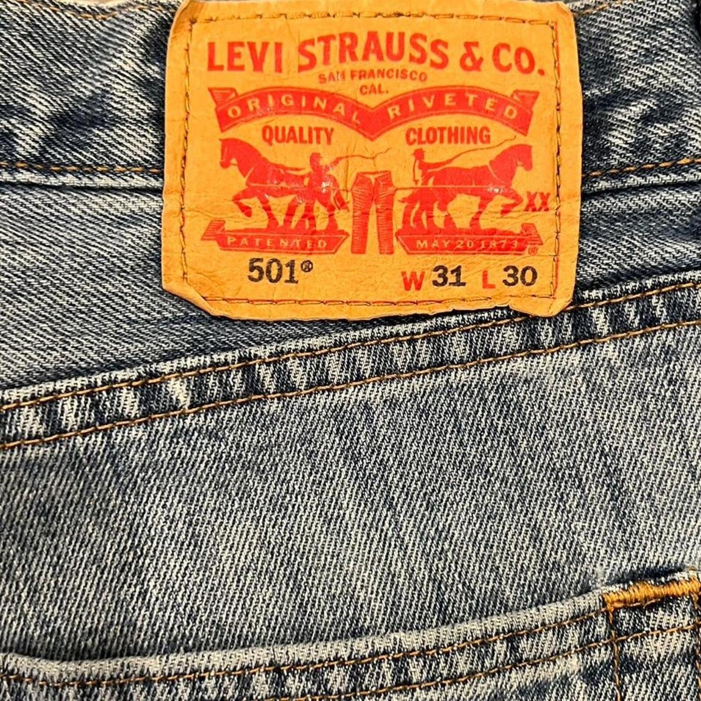 Vintage Levi’s 501 Light Wash Jeans