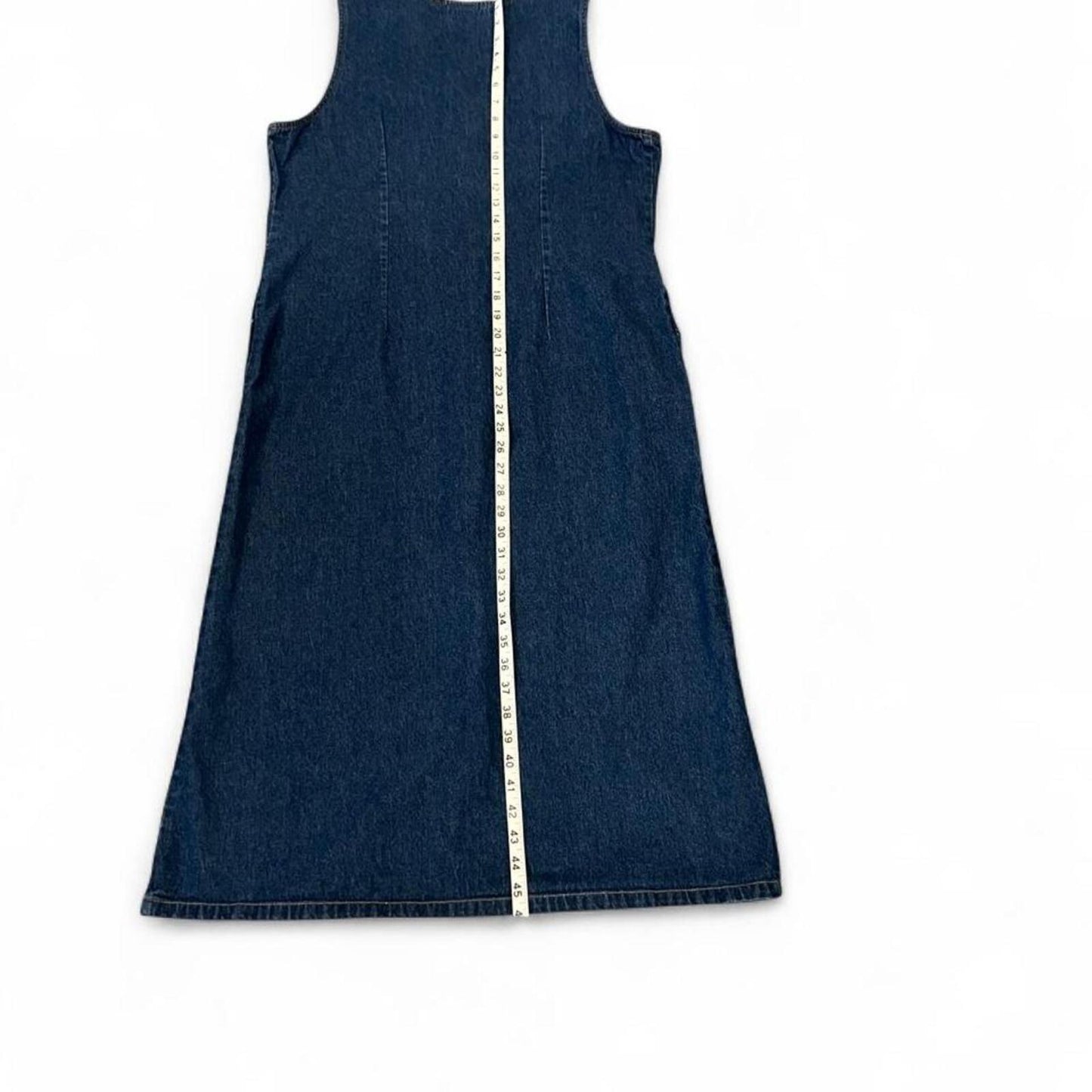 Vintage 90s Embroidered Denim Dress