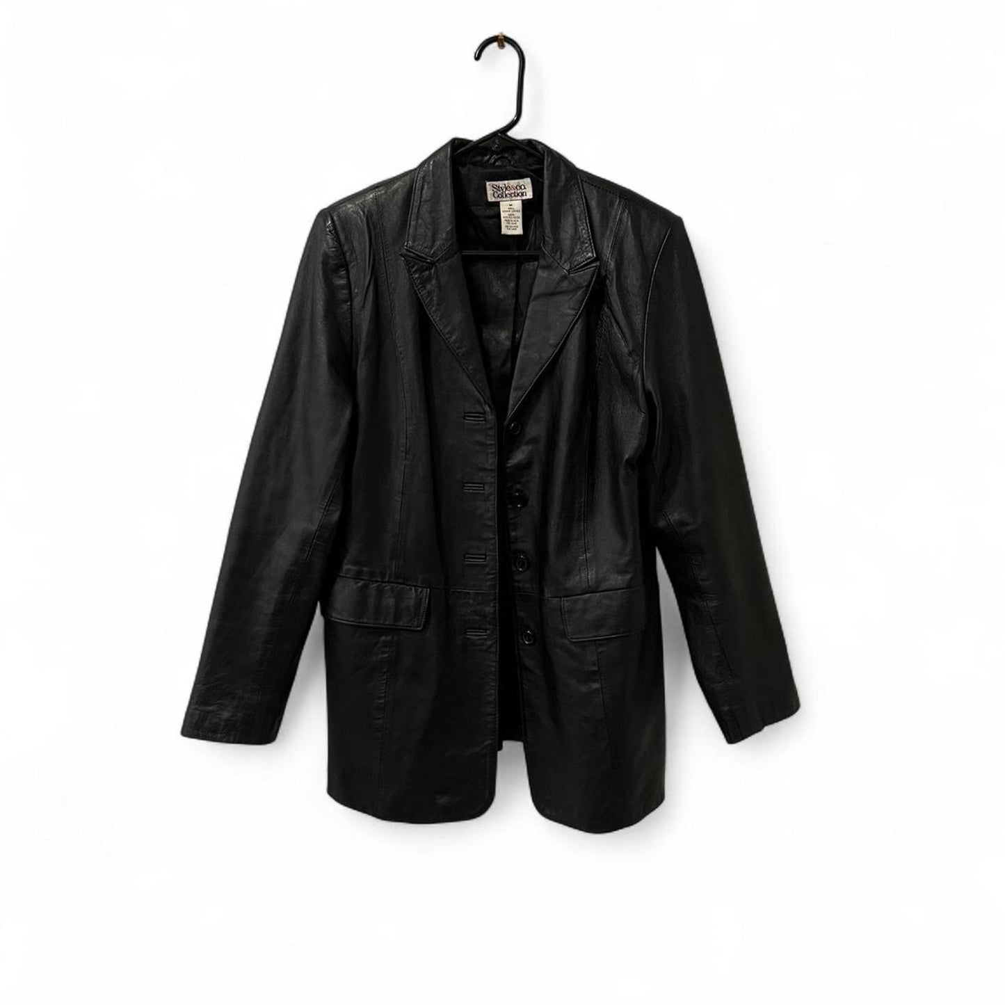 Vintage Black Leather Jacket