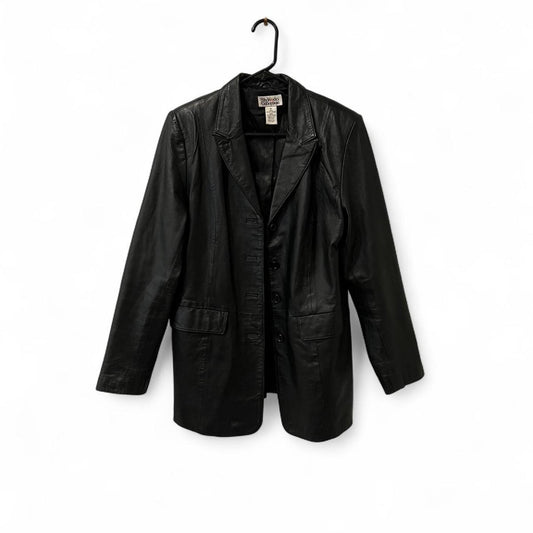 Vintage Black Leather Jacket