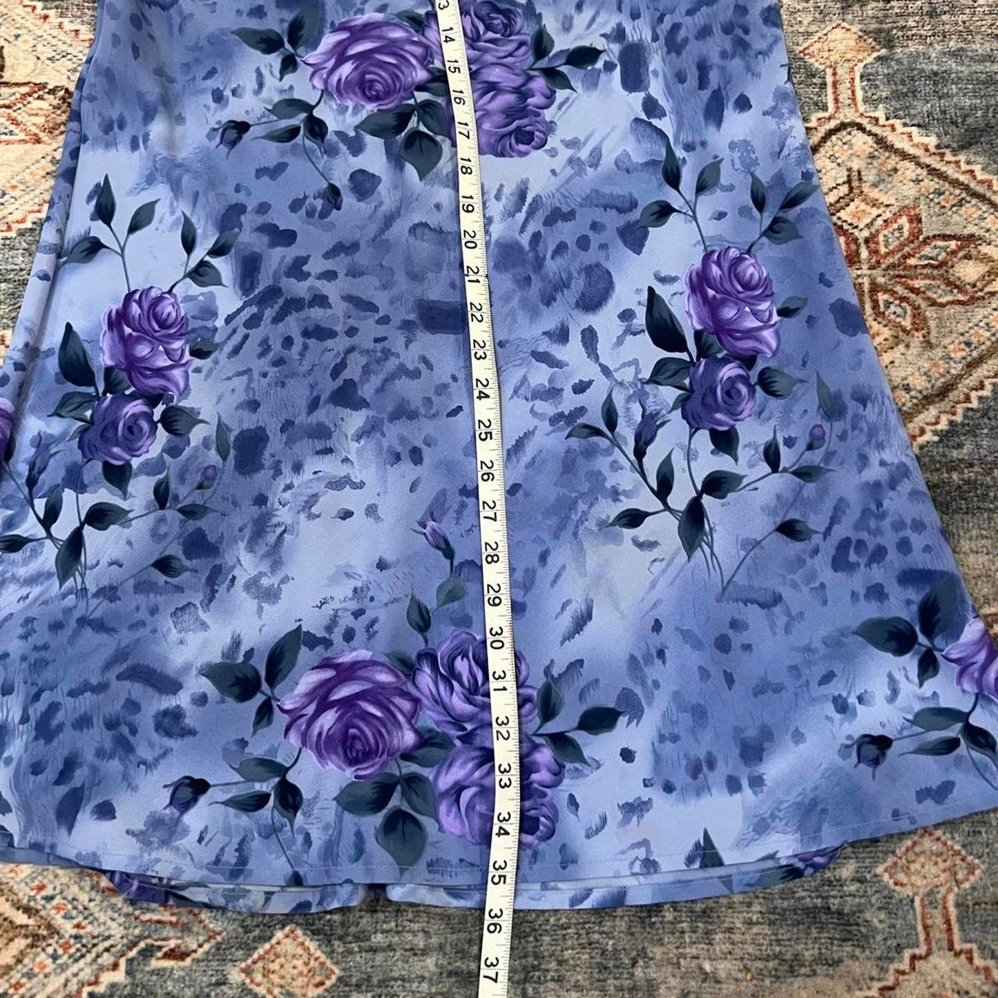 Vintage Romantic Floral 90s Dress